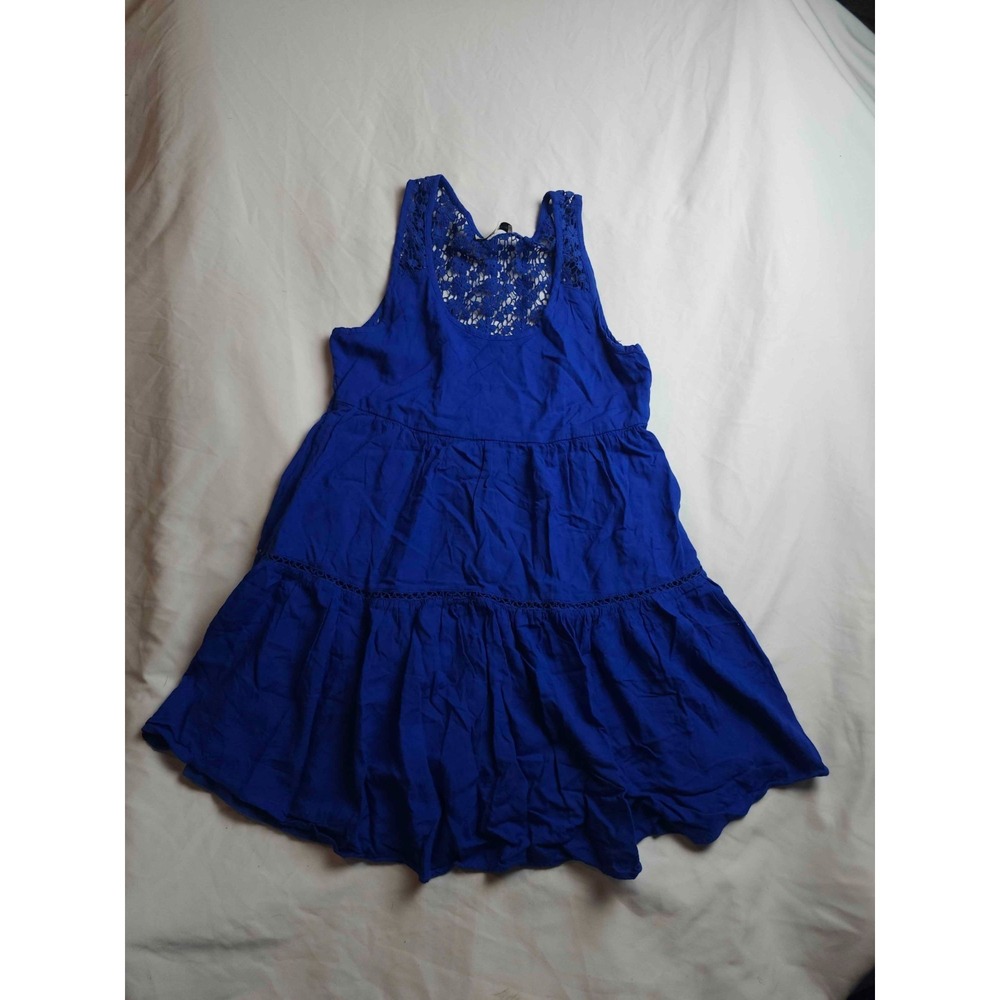 American Eagle Tiered Dress XXS Blue Boho Chic‎ Indie Sleaze Summer Festivalwear